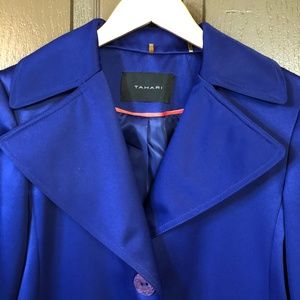 Tahari Blue-violet 'Lola' Coat
